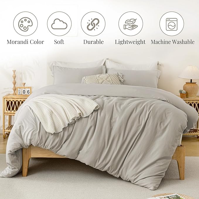 Linen Duvet Cover Set - 3 Piece