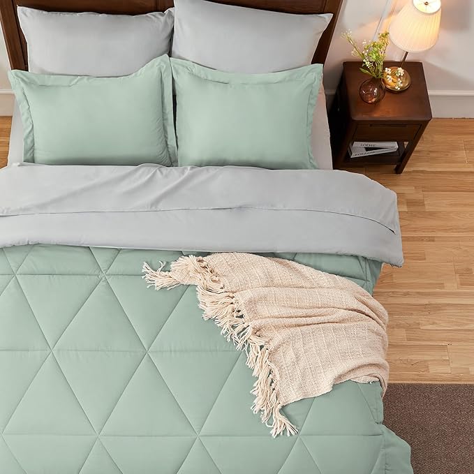 Microfiber Comforter Set - California King - 7 Piece