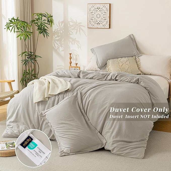 Linen Duvet Cover Set - 3 Piece