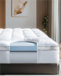 Memory Foam Cooling Mattress Topper - King