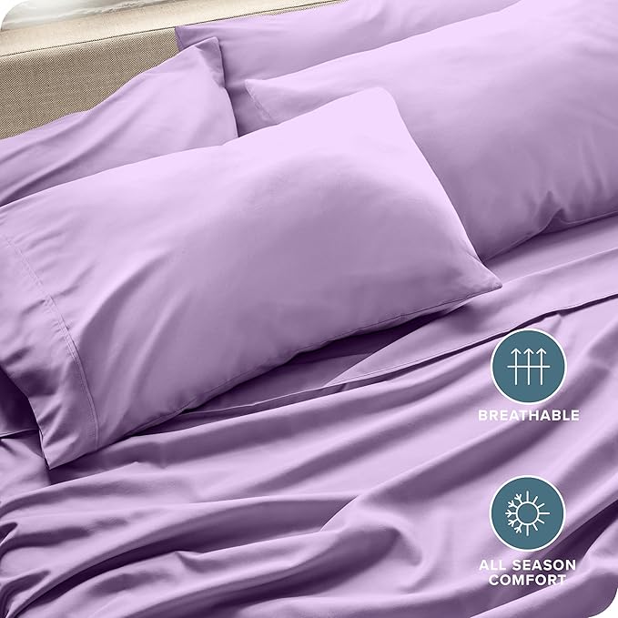 Microfiber Cooling Pillowcase Set - Queen - 4 Pack - 4 Piece
