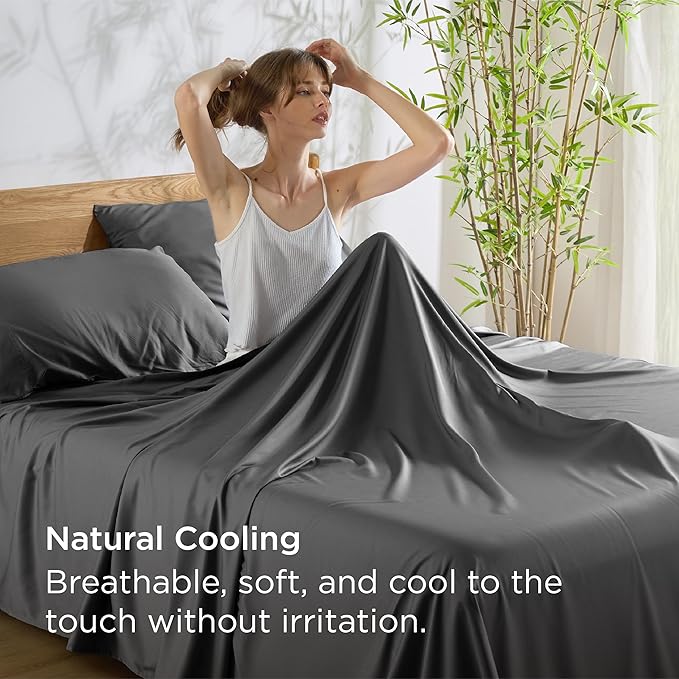 Bamboo Cooling Bed Sheet Set - Full