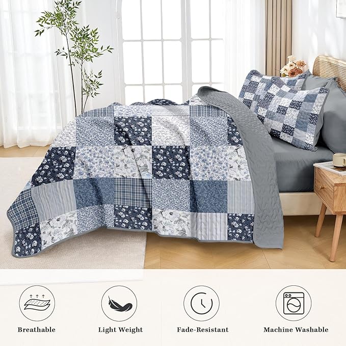 Quilt Set - Queen - 3 Piece