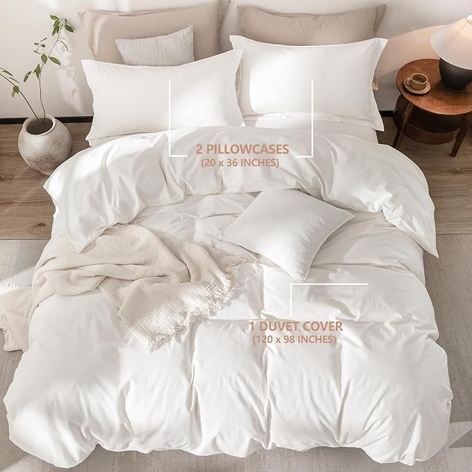 Linen Duvet Cover Set - King