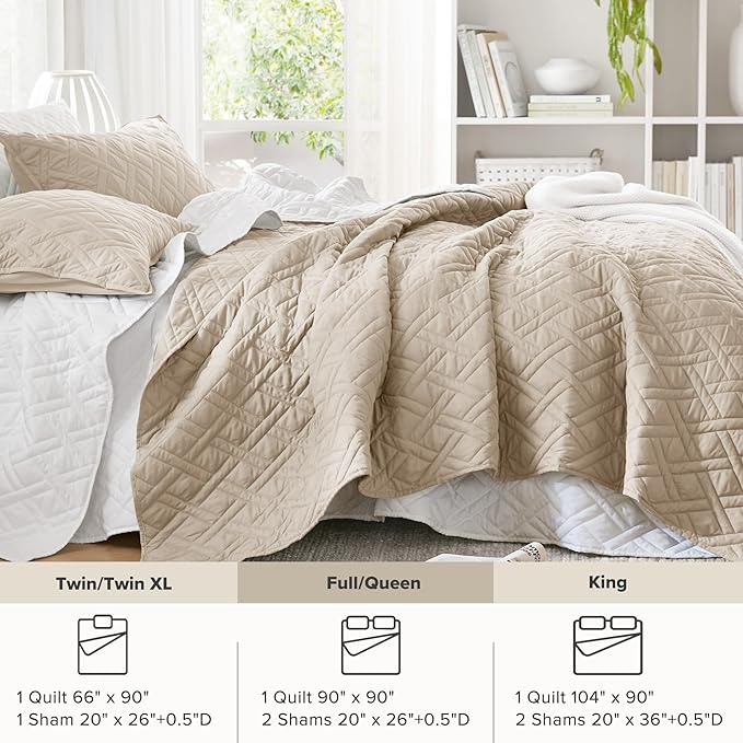Quilt Set - Queen - 3 Piece