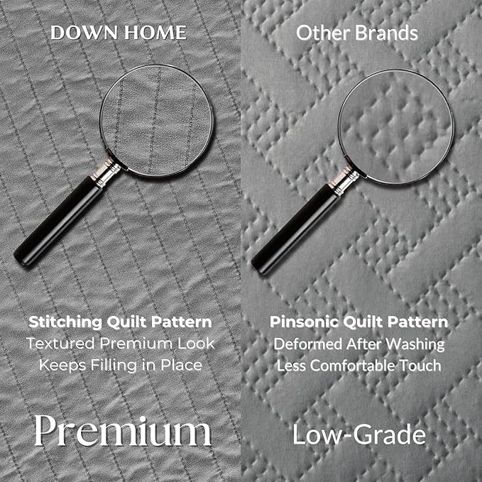 Microfiber Quilt Set - King