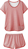 Women's Shorts Pajama Set - Short Sleeve - 2 Piece