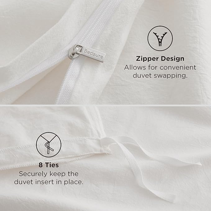 Linen Duvet Cover Set - Queen