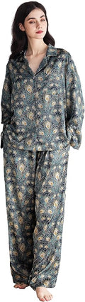 Satin Pajama Set - Long Sleeve - 2 Piece