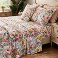 100% Cotton Bed Sheet Set - Twin - 4 Piece