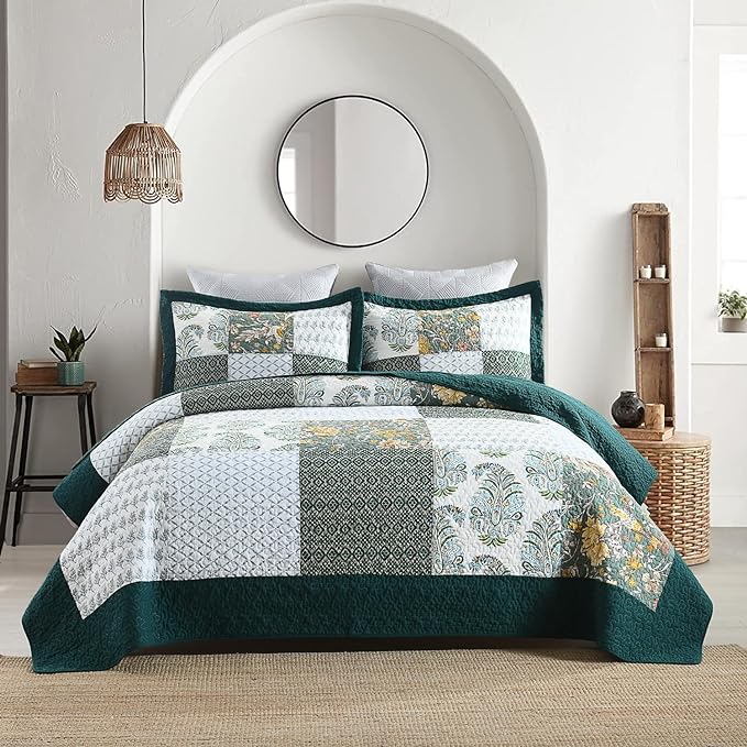100% Cotton Quilt Set - Queen