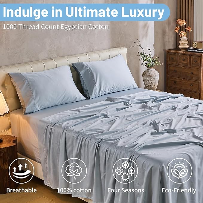 Bed Sheet Set - Queen - 4 Piece