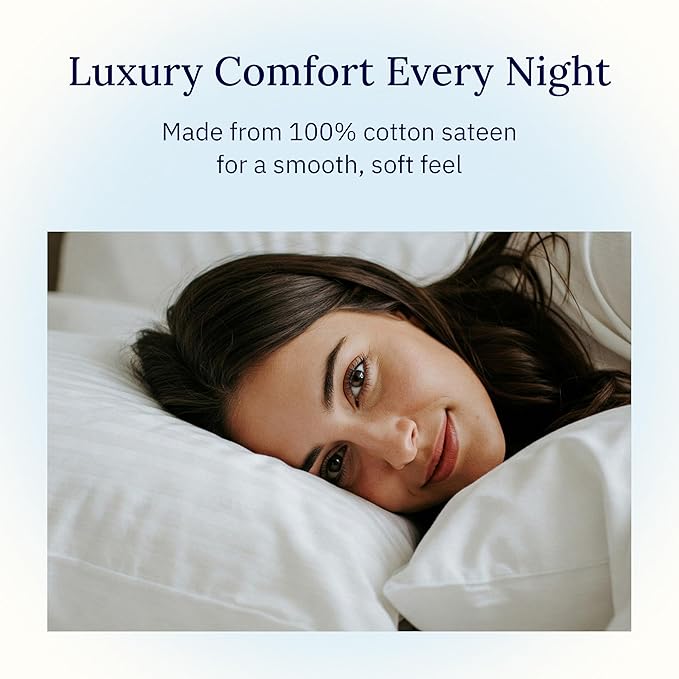 100% Cotton Pillowcase Set - Queen - 2 Piece