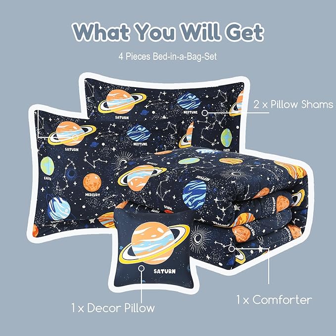 Comforter Set - Full - 4 Piece