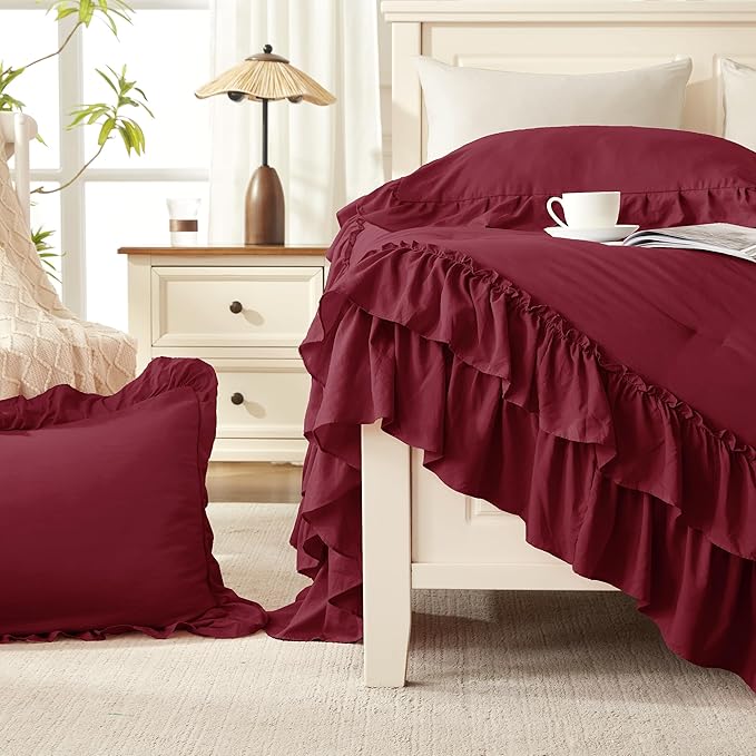 Microfiber Comforter Set - California King - 104 x 96 in - 3 Piece