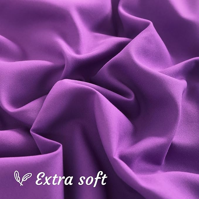 Microfiber Pillowcase Set - King - 20 x 40 in - 2 Pack - 2 Piece