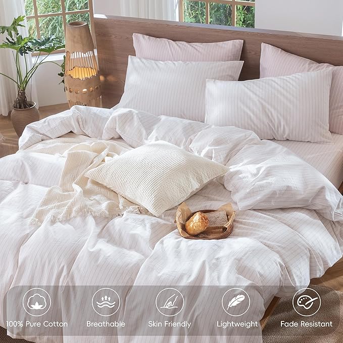 Linen Duvet Cover Set - King
