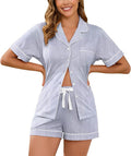Women's Pajama Set - Short Sleeve - 2 Piece
