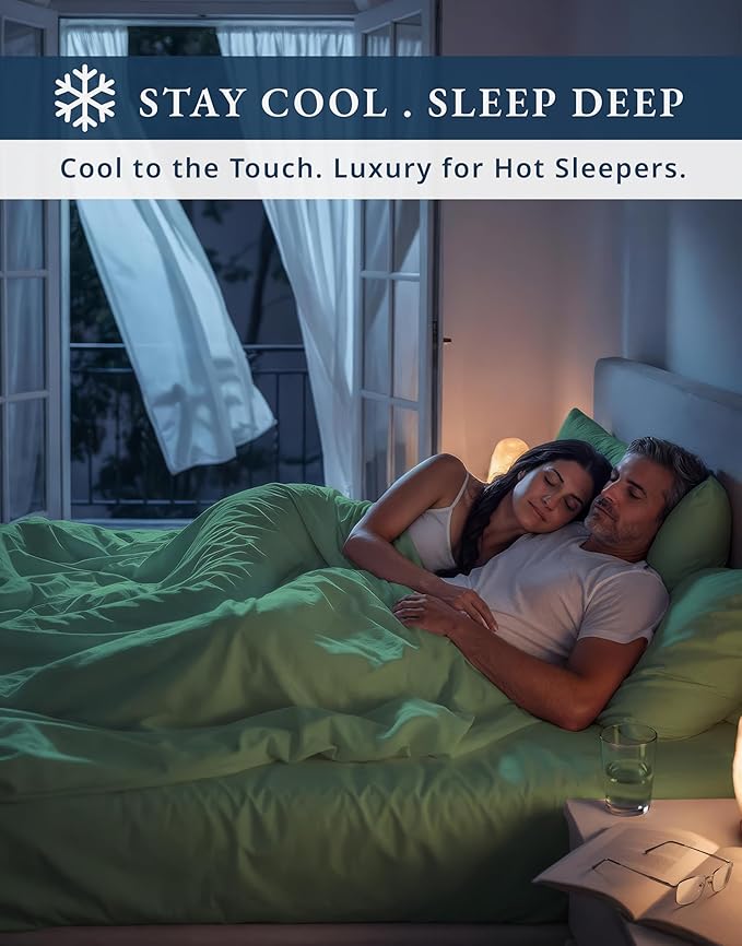Cooling Bed Sheet Set - King - 15 in Deep Pocket