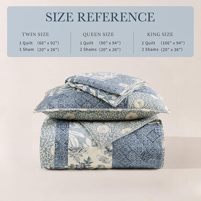 Quilt Set - King - 3 Piece