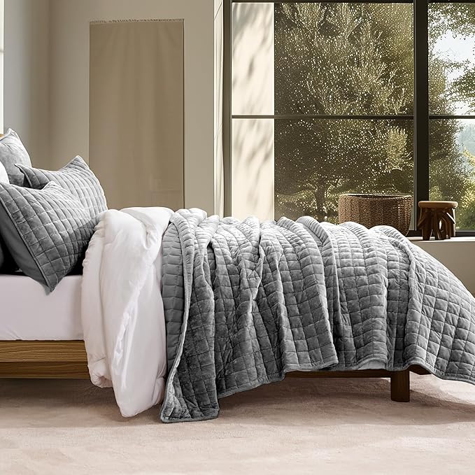 Velvet Quilt Set - Queen