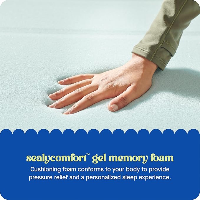 Memory Foam Cooling Mattress Topper - King