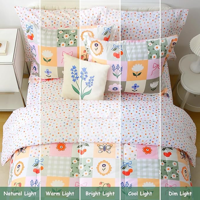 Microfiber Comforter Set - Twin - 6 Piece