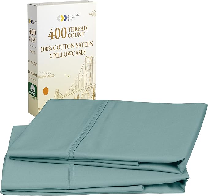 100% Cotton Pillowcase Set - King - 2 Piece
