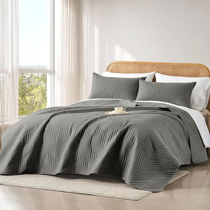 Microfiber Quilt Set - Twin
