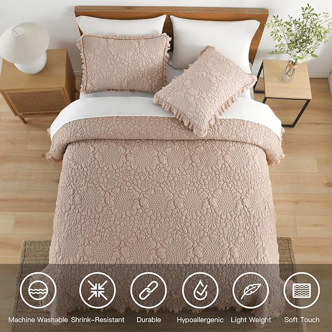 Quilt Set - King - 3 Piece