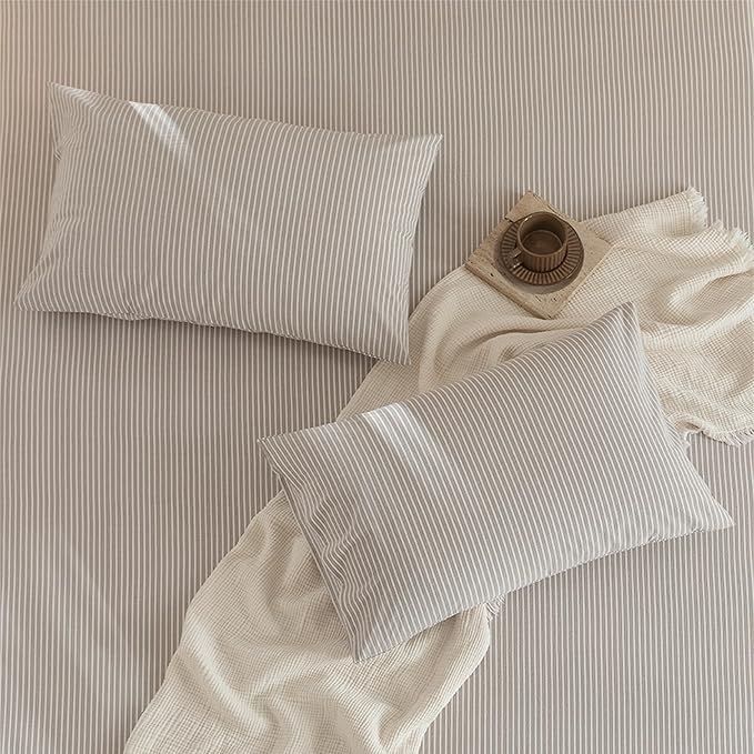 Linen Duvet Cover Set - King - 3 Piece