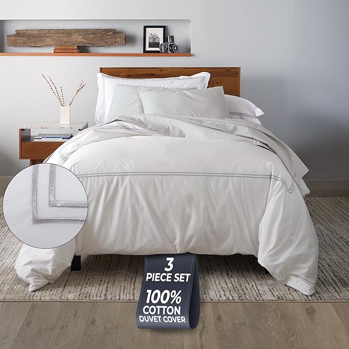 100% Cotton Duvet Cover Set - Twin XL - 2 Piece
