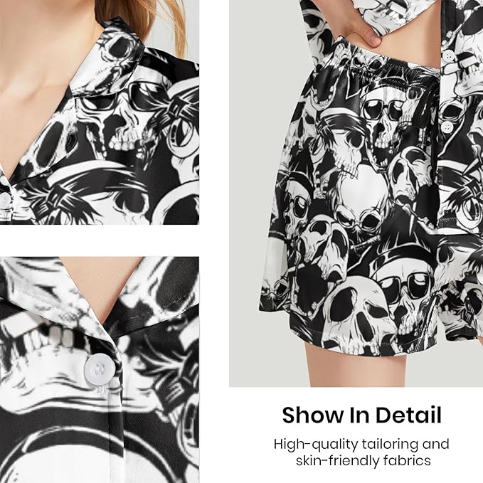 Women's Pajama Set - Short Sleeve - 2 Piece