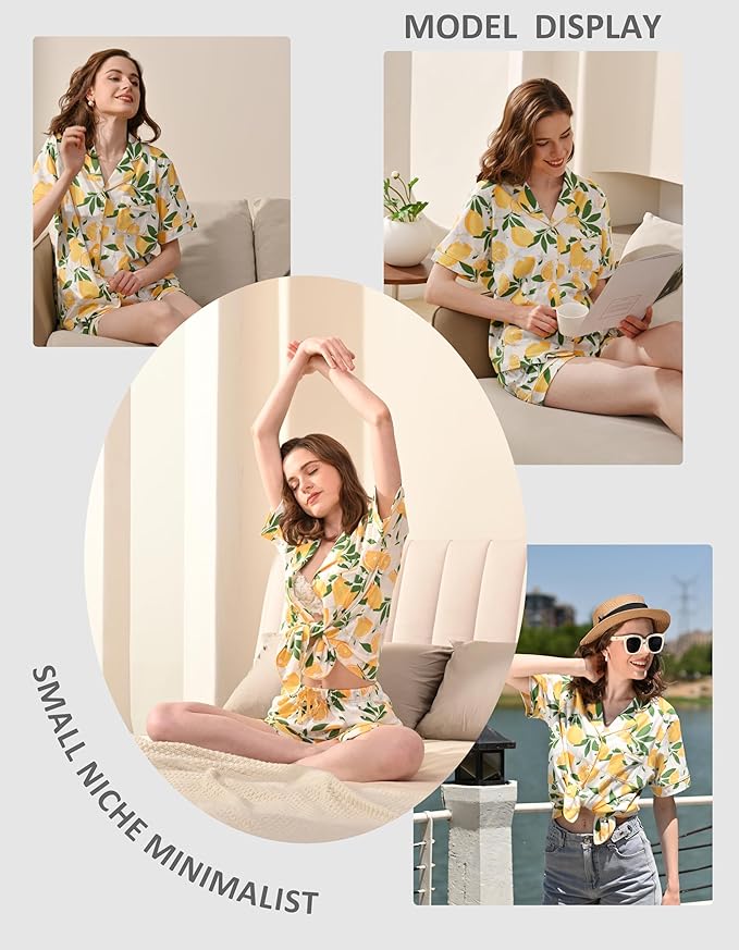 Women's 100% Cotton Pajama Set - 2 Piece
