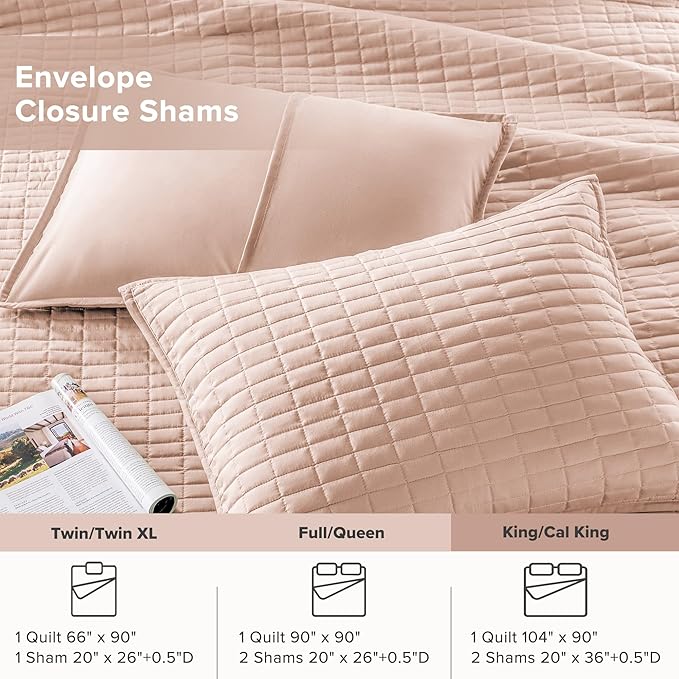 Quilt Set - King - 3 Piece