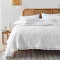 Microfiber Quilt Set - King - 3 Piece