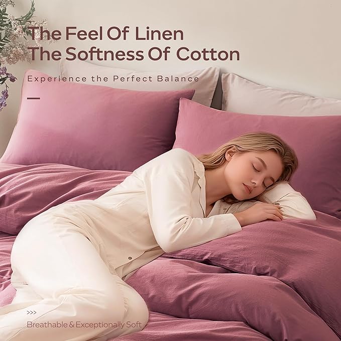 Linen Duvet Cover Set - King