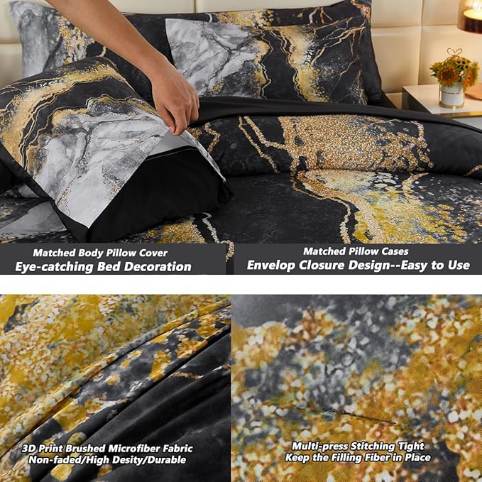Comforter Set - Queen - 6 Piece