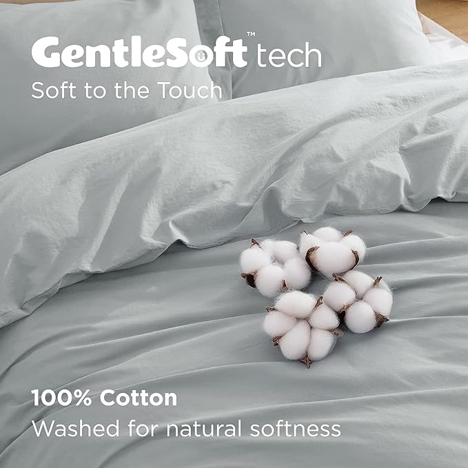 Linen Duvet Cover Set - Queen