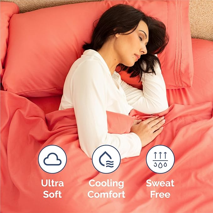 Cooling Bed Sheet Set - King - 4 Piece