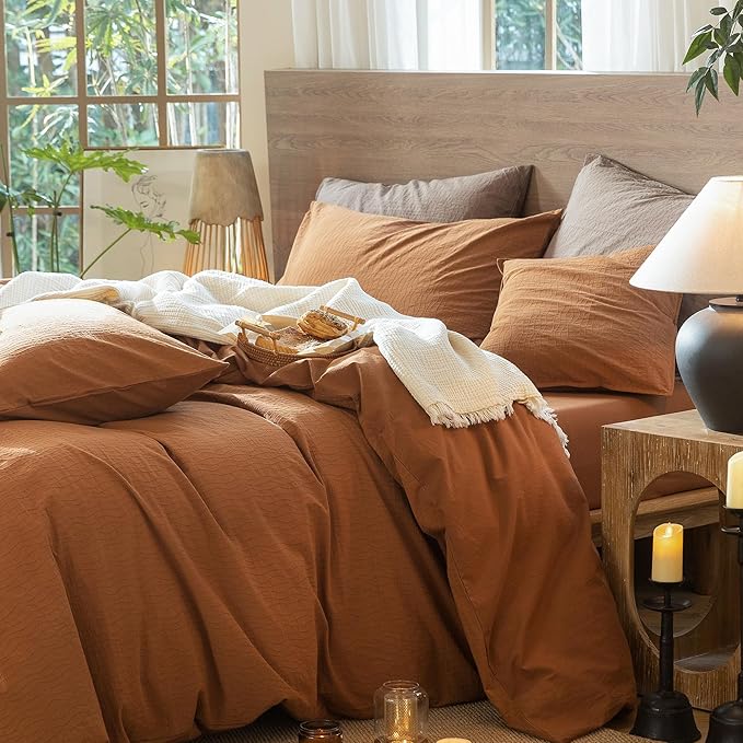 Linen Duvet Cover Set - Twin