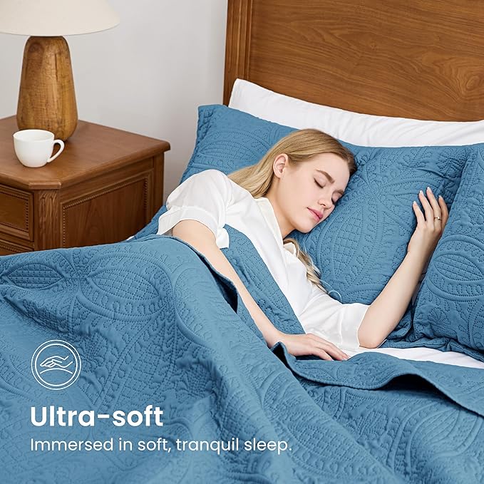 Quilt Set - Queen - 3 Piece
