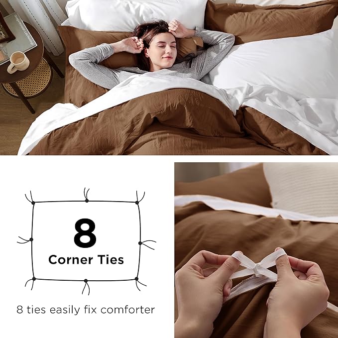 Duvet Cover Set - King - 104 x 90 in - 3 Piece