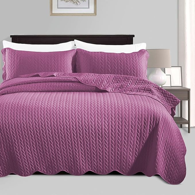 Microfiber Quilt Set - Twin - 2 Piece