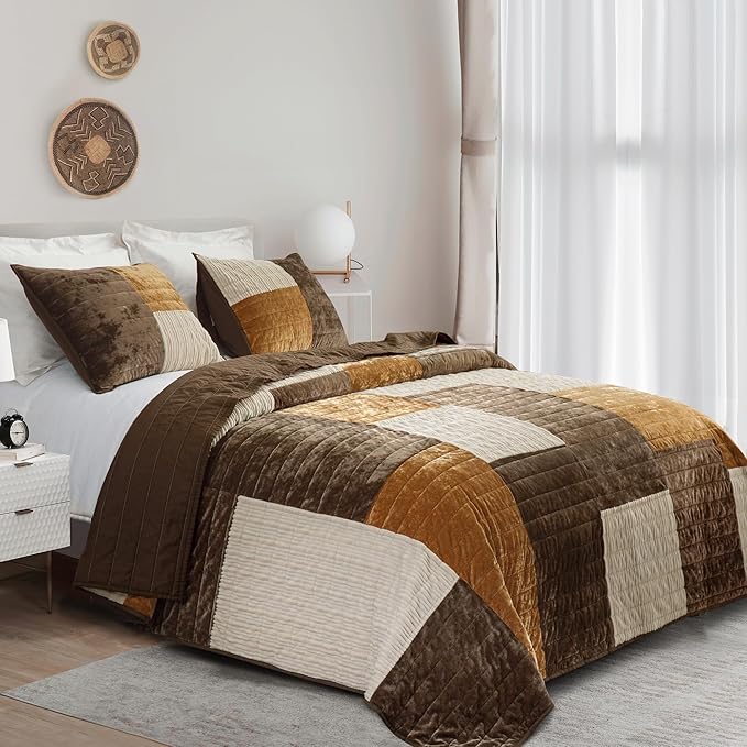 Velvet Quilt Set - Queen