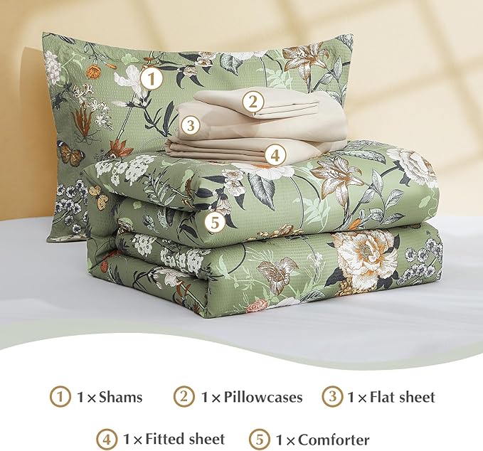 Comforter Set - Twin - 5 Piece