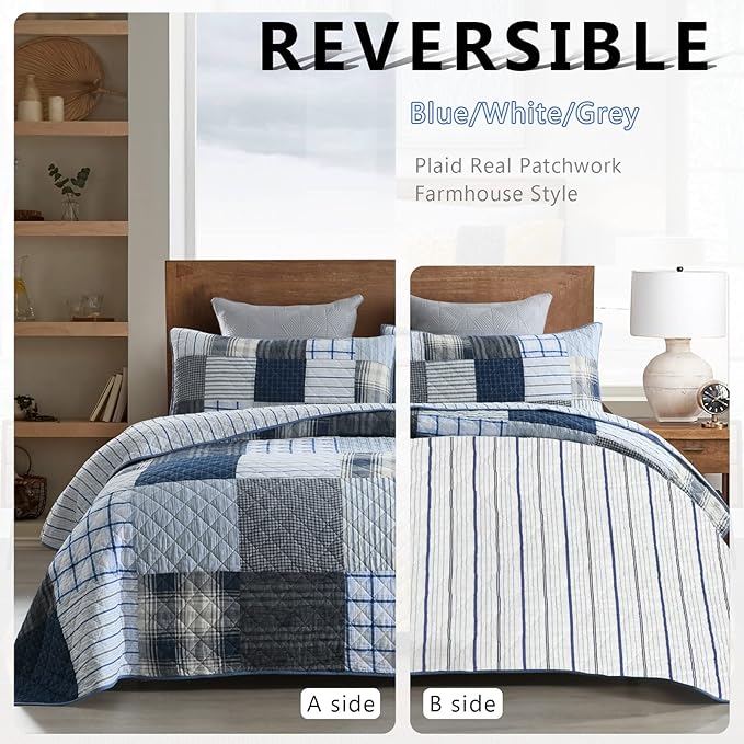 Quilt Set - King - 3 Piece