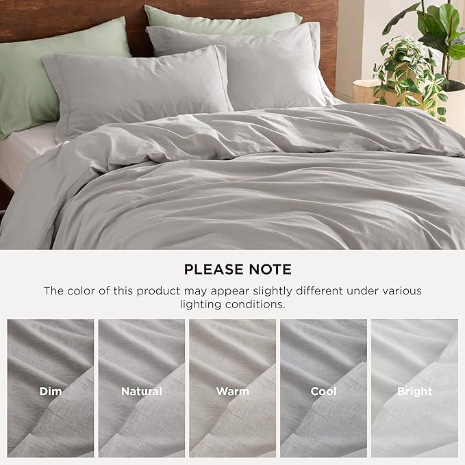 Linen Duvet Cover Set - King