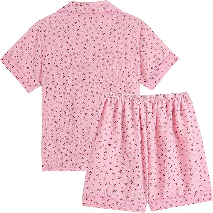 Shorts Pajama Set - Short Sleeve - 2 Piece
