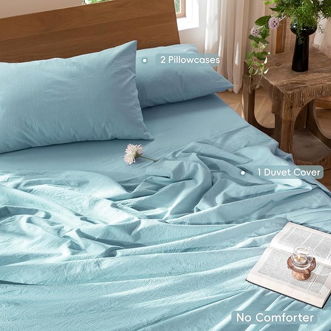 Linen Duvet Cover Set - Full